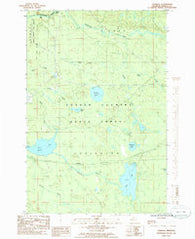 Vermilac Michigan Historical topographic map, 1:24000 scale, 7.5 X 7.5 Minute, Year 1985