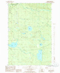 Vermilac Michigan Historical topographic map, 1:24000 scale, 7.5 X 7.5 Minute, Year 1985