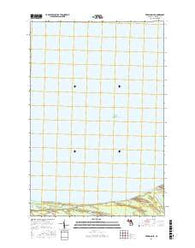 Vermilion SE Michigan Current topographic map, 1:24000 scale, 7.5 X 7.5 Minute, Year 2017