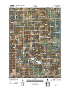 Vestaburg Michigan Historical topographic map, 1:24000 scale, 7.5 X 7.5 Minute, Year 2011