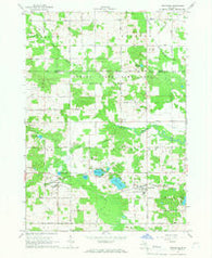 Vestaburg Michigan Historical topographic map, 1:24000 scale, 7.5 X 7.5 Minute, Year 1965