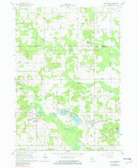 Vestaburg Michigan Historical topographic map, 1:24000 scale, 7.5 X 7.5 Minute, Year 1965