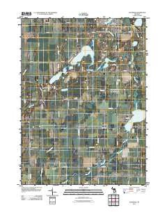 Vicksburg Michigan Historical topographic map, 1:24000 scale, 7.5 X 7.5 Minute, Year 2011