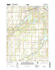 Vicksburg Michigan Historical topographic map, 1:24000 scale, 7.5 X 7.5 Minute, Year 2014