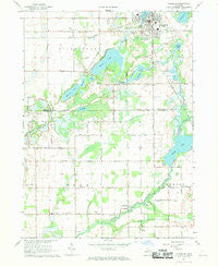 Vicksburg Michigan Historical topographic map, 1:24000 scale, 7.5 X 7.5 Minute, Year 1967