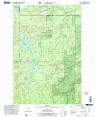 Vista Falls Michigan Historical topographic map, 1:24000 scale, 7.5 X 7.5 Minute, Year 1999