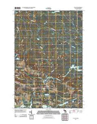 Vulcan Michigan Historical topographic map, 1:24000 scale, 7.5 X 7.5 Minute, Year 2011