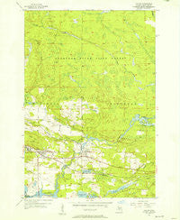 Vulcan Michigan Historical topographic map, 1:24000 scale, 7.5 X 7.5 Minute, Year 1955