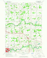 Wacousta Michigan Historical topographic map, 1:24000 scale, 7.5 X 7.5 Minute, Year 1965