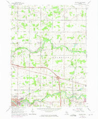 Wacousta Michigan Historical topographic map, 1:24000 scale, 7.5 X 7.5 Minute, Year 1965