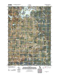Wagarville Michigan Historical topographic map, 1:24000 scale, 7.5 X 7.5 Minute, Year 2011