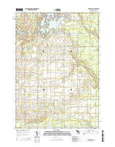 Wagarville Michigan Historical topographic map, 1:24000 scale, 7.5 X 7.5 Minute, Year 2014