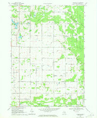 Wagarville Michigan Historical topographic map, 1:24000 scale, 7.5 X 7.5 Minute, Year 1969
