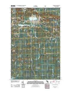 Wakefield Michigan Historical topographic map, 1:24000 scale, 7.5 X 7.5 Minute, Year 2011