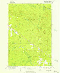 Wakefield NE Michigan Historical topographic map, 1:24000 scale, 7.5 X 7.5 Minute, Year 1955