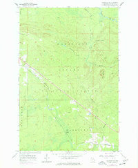 Wakefield NE Michigan Historical topographic map, 1:24000 scale, 7.5 X 7.5 Minute, Year 1955