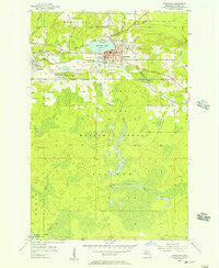 Wakefield Michigan Historical topographic map, 1:24000 scale, 7.5 X 7.5 Minute, Year 1955