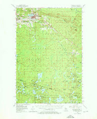 Wakefield Michigan Historical topographic map, 1:62500 scale, 15 X 15 Minute, Year 1955