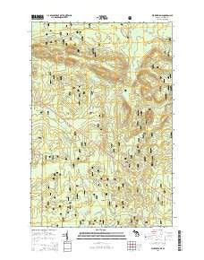 Wakefield NE Michigan Historical topographic map, 1:24000 scale, 7.5 X 7.5 Minute, Year 2014