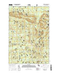 Wakefield NE Michigan Current topographic map, 1:24000 scale, 7.5 X 7.5 Minute, Year 2017