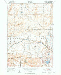 Wakeley Lake Michigan Historical topographic map, 1:24000 scale, 7.5 X 7.5 Minute, Year 1951