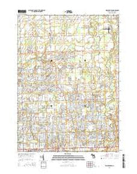 Waldenburg Michigan Historical topographic map, 1:24000 scale, 7.5 X 7.5 Minute, Year 2014