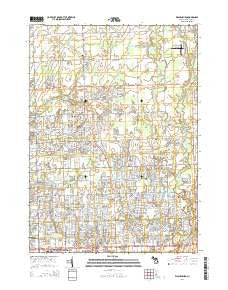 Waldenburg Michigan Historical topographic map, 1:24000 scale, 7.5 X 7.5 Minute, Year 2014