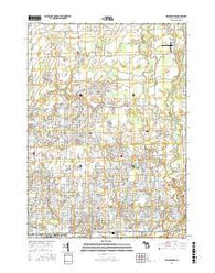 Waldenburg Michigan Current topographic map, 1:24000 scale, 7.5 X 7.5 Minute, Year 2017