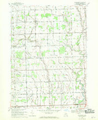 Waldenburg Michigan Historical topographic map, 1:24000 scale, 7.5 X 7.5 Minute, Year 1968