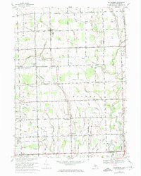 Waldenburg Michigan Historical topographic map, 1:24000 scale, 7.5 X 7.5 Minute, Year 1968
