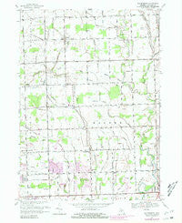 Waldenburg Michigan Historical topographic map, 1:24000 scale, 7.5 X 7.5 Minute, Year 1968
