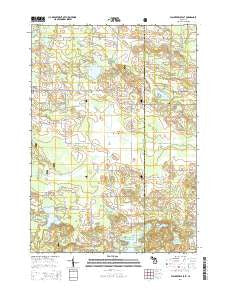 Walkerville East Michigan Historical topographic map, 1:24000 scale, 7.5 X 7.5 Minute, Year 2014