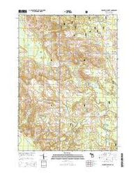 Walkerville West Michigan Historical topographic map, 1:24000 scale, 7.5 X 7.5 Minute, Year 2014