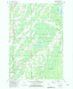 Wallace Michigan Historical topographic map, 1:24000 scale, 7.5 X 7.5 Minute, Year 1982