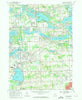 Walled Lake Michigan Historical topographic map, 1:24000 scale, 7.5 X 7.5 Minute, Year 1969