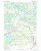 Walled Lake Michigan Historical topographic map, 1:24000 scale, 7.5 X 7.5 Minute, Year 1969