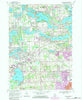 Walled Lake Michigan Historical topographic map, 1:24000 scale, 7.5 X 7.5 Minute, Year 1969