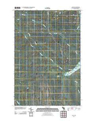 Walsh Michigan Historical topographic map, 1:24000 scale, 7.5 X 7.5 Minute, Year 2011