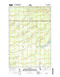 Walsh Michigan Historical topographic map, 1:24000 scale, 7.5 X 7.5 Minute, Year 2014