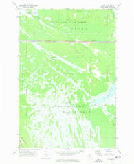 Walsh Michigan Historical topographic map, 1:24000 scale, 7.5 X 7.5 Minute, Year 1972