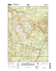 Walton Michigan Current topographic map, 1:24000 scale, 7.5 X 7.5 Minute, Year 2016