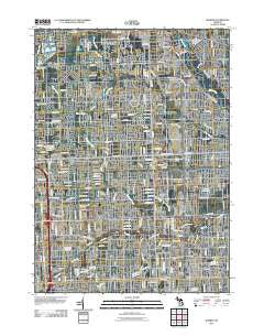 Warren Michigan Historical topographic map, 1:24000 scale, 7.5 X 7.5 Minute, Year 2011