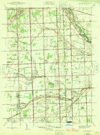 Warren Michigan Historical topographic map, 1:24000 scale, 7.5 X 7.5 Minute, Year 1946