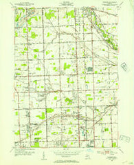 Warren Michigan Historical topographic map, 1:24000 scale, 7.5 X 7.5 Minute, Year 1952