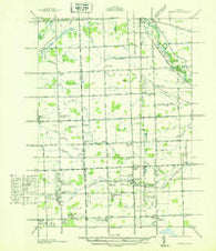 Warren Michigan Historical topographic map, 1:31680 scale, 7.5 X 7.5 Minute, Year 1936