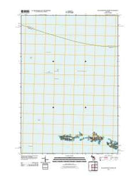 Waugoshance Island Michigan Historical topographic map, 1:24000 scale, 7.5 X 7.5 Minute, Year 2011