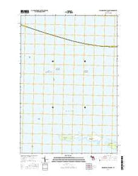 Waugoshance Island Michigan Current topographic map, 1:24000 scale, 7.5 X 7.5 Minute, Year 2016