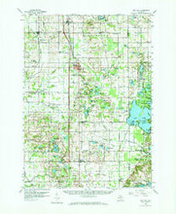 Wayland Michigan Historical topographic map, 1:62500 scale, 15 X 15 Minute, Year 1959