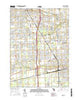 Wayne Michigan Current topographic map, 1:24000 scale, 7.5 X 7.5 Minute, Year 2017