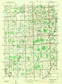 Wayne Co Airport Michigan Historical topographic map, 1:24000 scale, 7.5 X 7.5 Minute, Year 1942